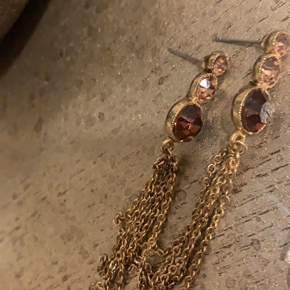 Stone drop earring - Picture 5 of 5